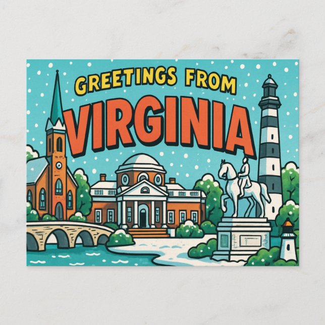 Carte postale VIRGINIA (Devant)