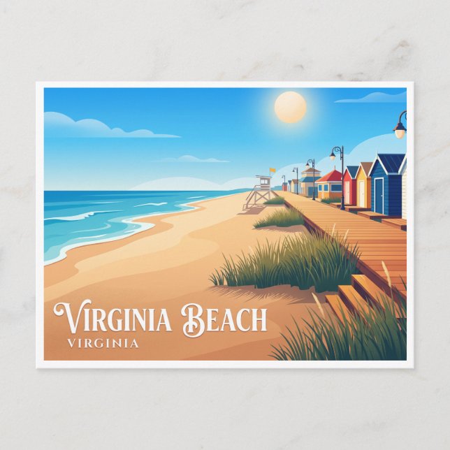 Carte Postale Virginia Beach (Devant)