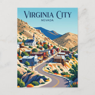 Carte Postale Virginia City États-Unis