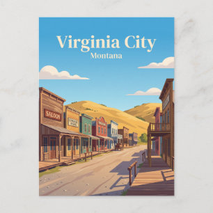Carte Postale Virginia City, Montana