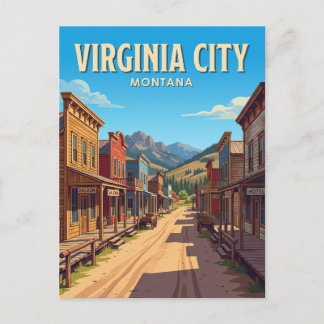 Carte Postale Virginia City Montana