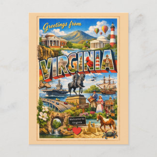 Carte Postale Virginie