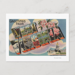 Carte Postale Virginie-Occidentale (Capital Building)
