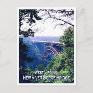 Carte Postale Virginie-Occidentale - Etats-Unis - Mosaïque -