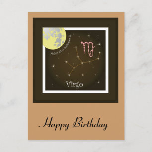 Carte Postale Virgo August 23 à septembre 23