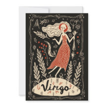 Carte postale - Virgo Celestial Zodiac Art