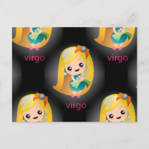 Carte Postale virgo kawaii