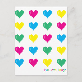 Carte Postale Vis. Amour. Rire.