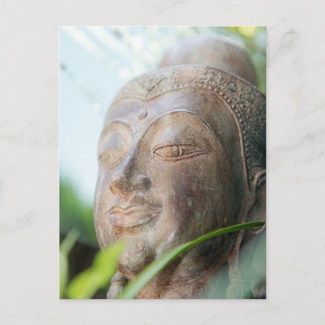 Carte Postale Visage Bouddha (Devant)