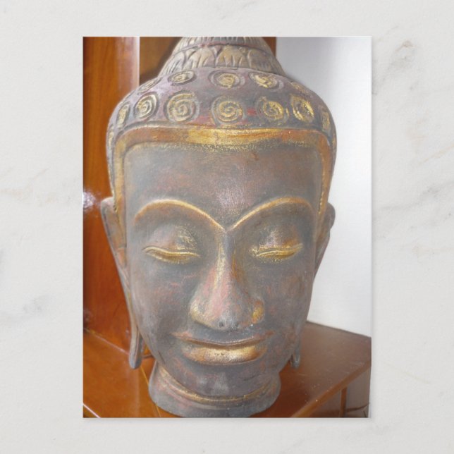 Carte Postale visage bouddha (Devant)