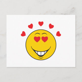 Carte Postale Visage d'amour