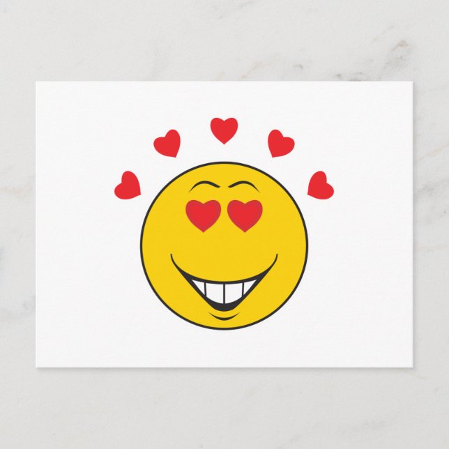 Carte Postale Visage d'amour (Devant)