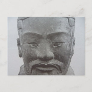 Carte Postale visage de guerrier xi'an