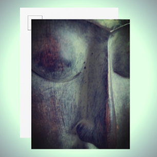 Carte Postale Visage de l'illumination de Bouddha
