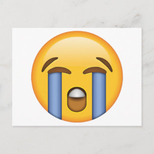 Carte Postale Visage de Pleuror - Emoji