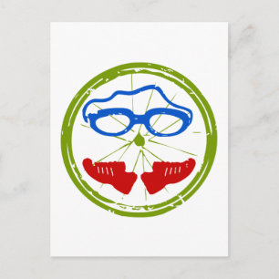 Carte Postale Visage de triathlon