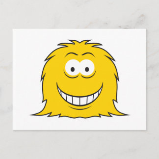 Carte Postale Visage du monstre de furie