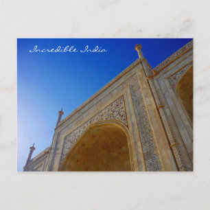 Carte Postale visage du taj mahal