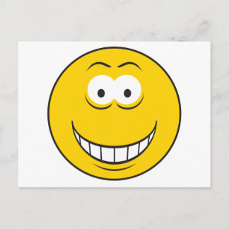Carte Postale Visage Jaune