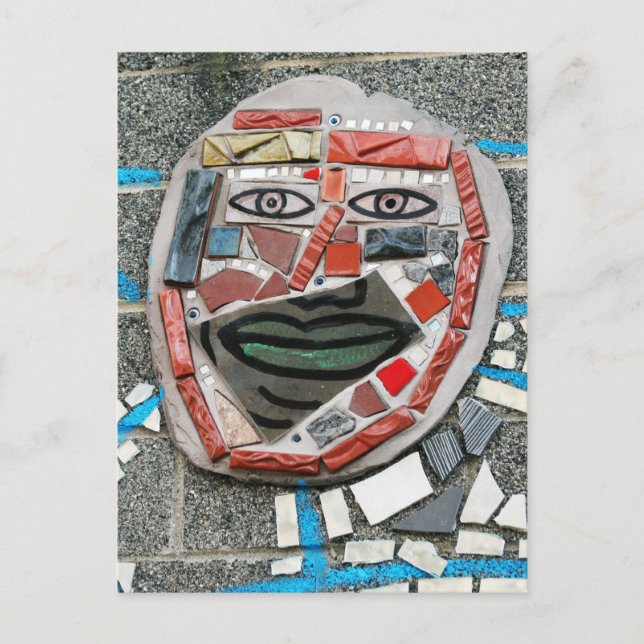 Carte postale Visage Mural Passayunk (Devant)