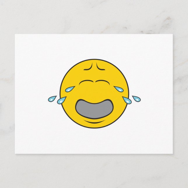 Carte Postale Visage Pleurnicheur Criant (Devant)