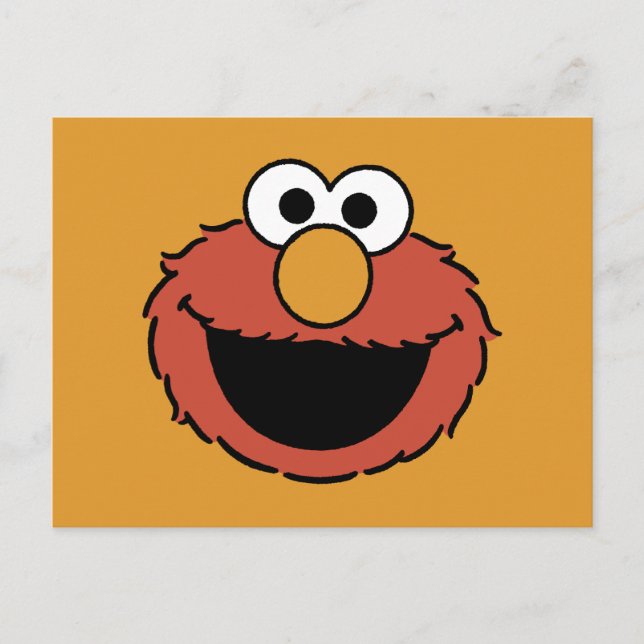 Carte Postale Visage souriant d'Elmo (Devant)