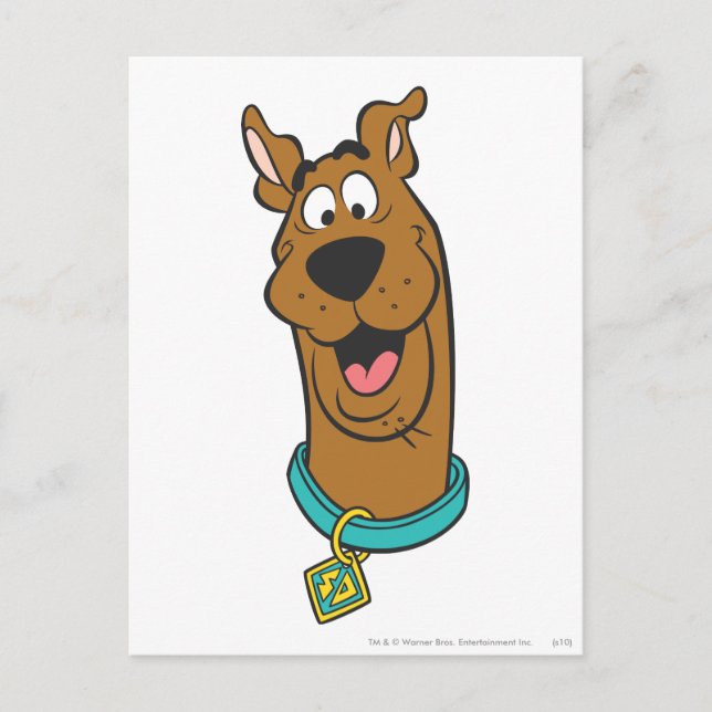 Carte Postale Visage souriant Scooby-Doo (Devant)