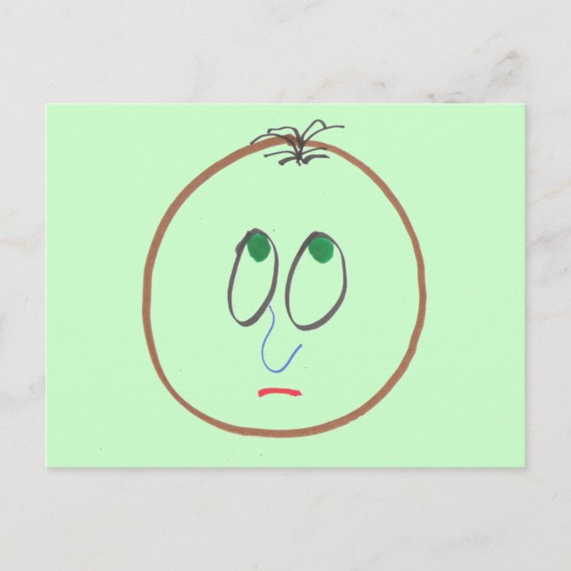 Carte postale Visages amusants (Devant)