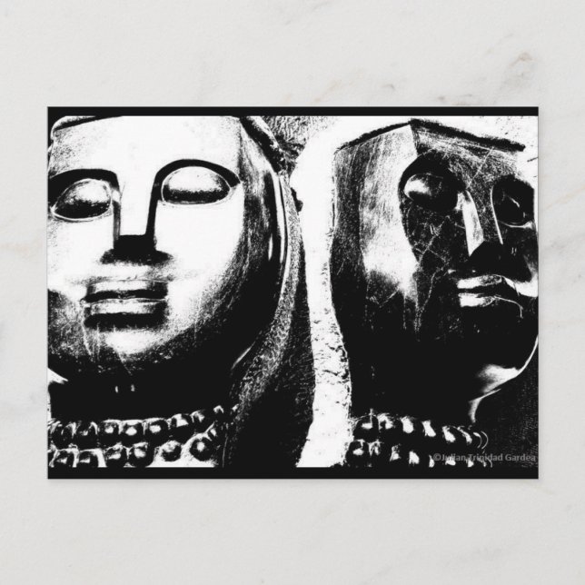 Carte postale "Visages de l'Afrique du Sud" JTG Ar (Devant)