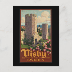 Carte Postale Visby Suède
