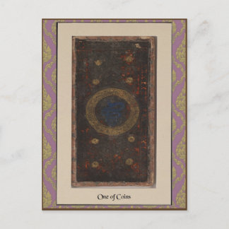 Carte Postale Visconti Tarot Deck Card - circa 1428-1447