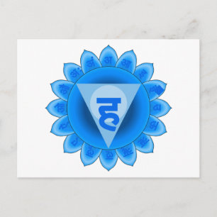 Carte Postale Vishuddha Le Chakra Throat