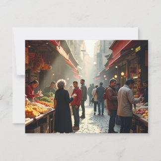 Carte Postale Vision artistique : Carrefour culturel de Rome