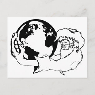 Carte Postale vision du singe