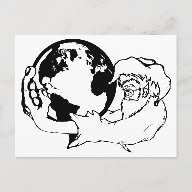 Carte Postale vision du singe (Devant)