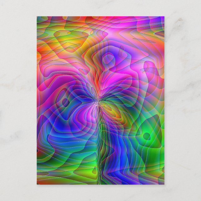 Carte Postale Vision psychédélique (Devant)