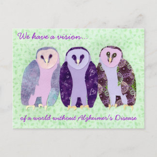 Carte Postale Visionary Owls