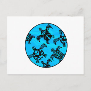 Carte Postale Visions de Turtles