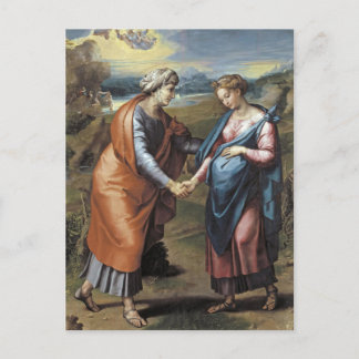 Carte Postale Visitation by Raphael