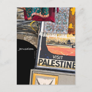 Carte Postale Visite de la Palestine