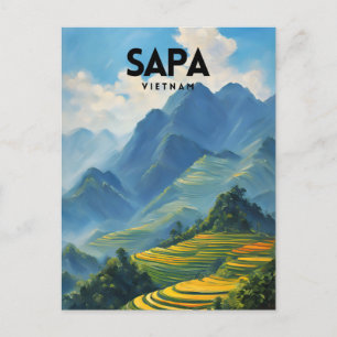 Carte Postale Visite de Sapa Vietnam