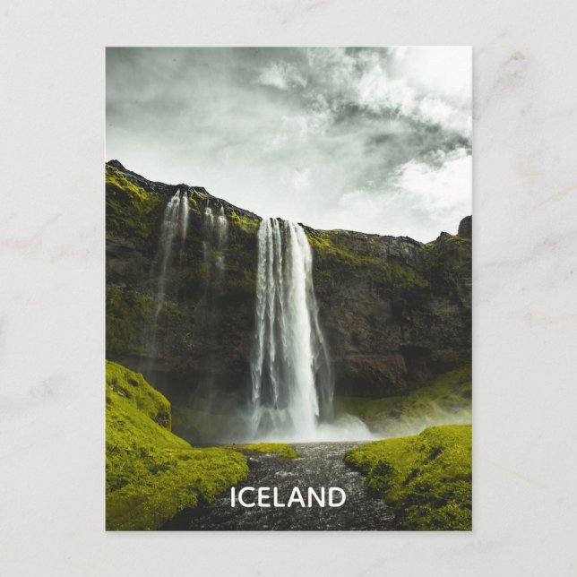 Carte Postale visite Islande Voyage Aventure Tourisme (Devant)