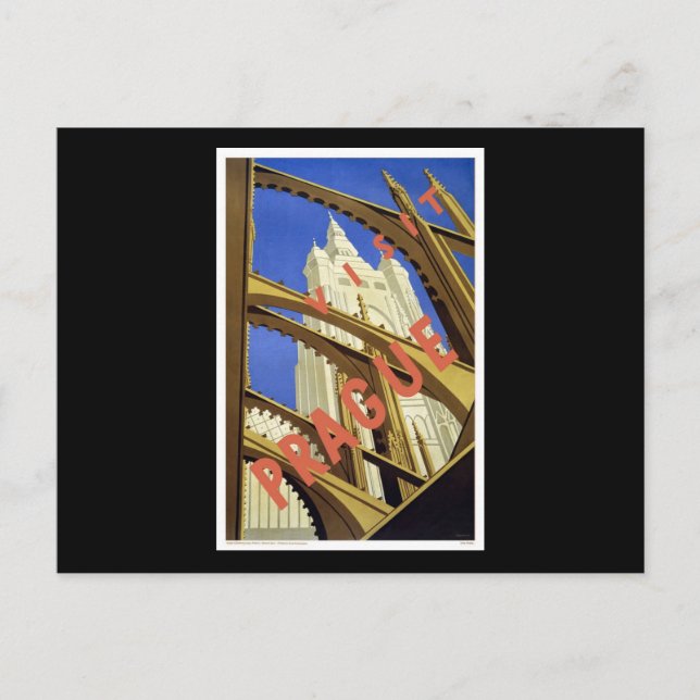 Carte Postale Visite Prague (Devant)