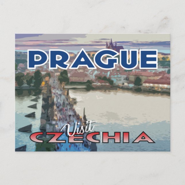 Carte Postale Visite... Prague, Czechia (Devant)