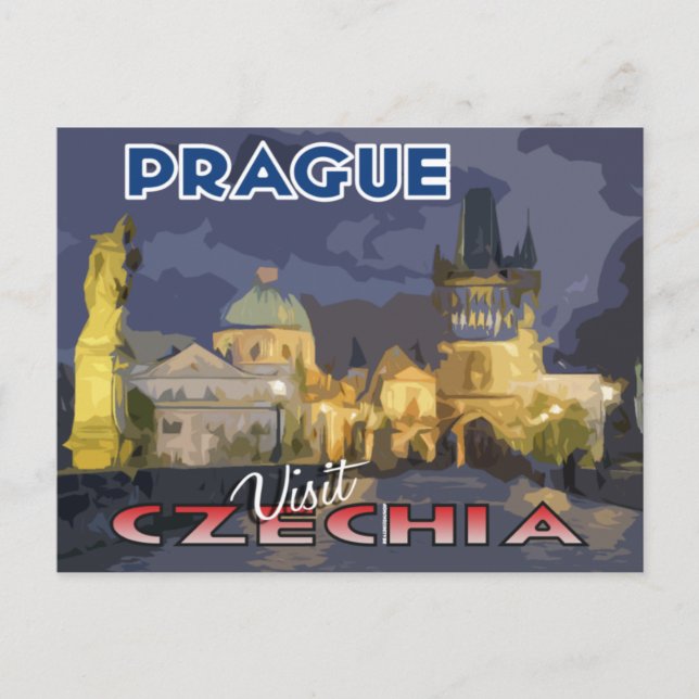Carte Postale Visite... Prague, Czechia (Devant)