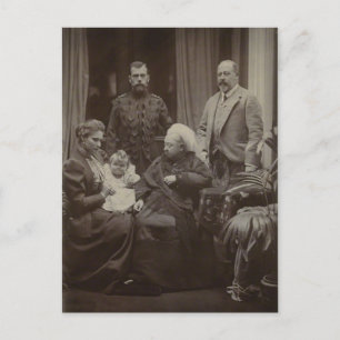 Carte Postale VISITE ROYALE TSAR, TSARINA à la reine Victoria #3