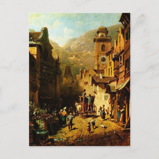 Carte Postale Visite vintage-Motive du duc (Devant)