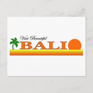 Carte Postale Visiter Beautiful Bali, Indonésie