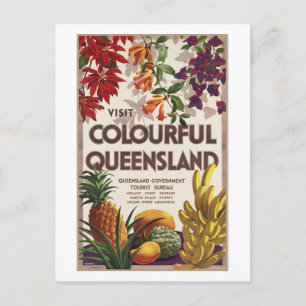 Carte Postale Visiter Colorful Queensland Australie