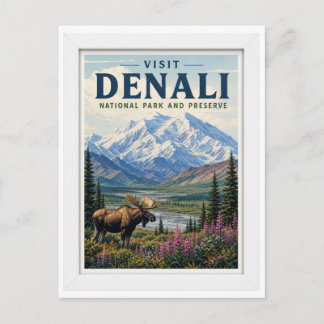 Carte Postale Visiter Denali National Park and Preserve Travel